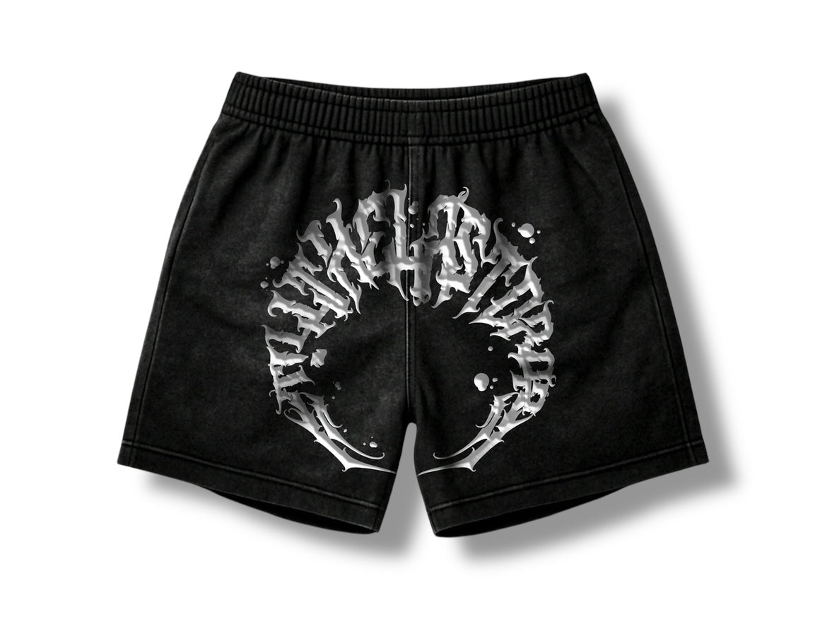 Public Threat Graphite Shorts