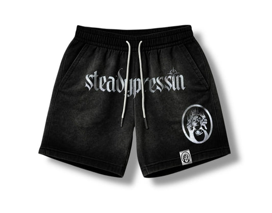 Public Threat Graphite Shorts